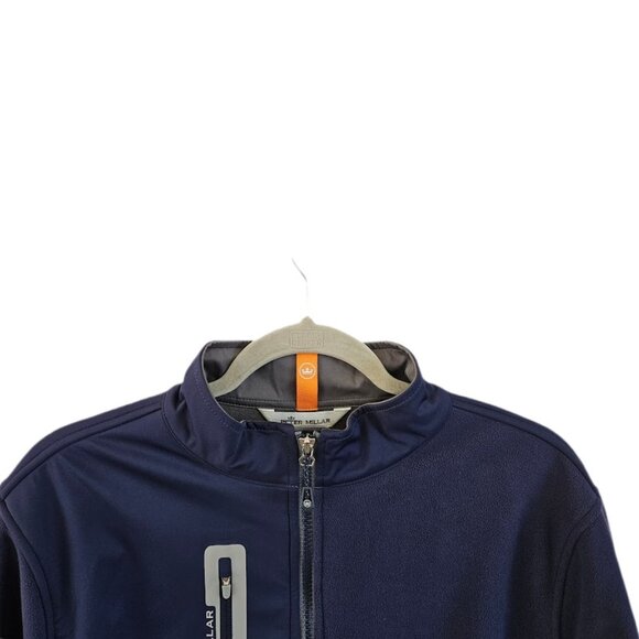 Peter Millar Thermal Block Microfleece Jacket Navy M - Picture 4 of 14